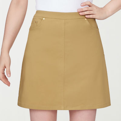 Hearts Of Palm Womens Mid Rise Skort