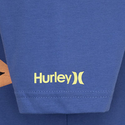 Hurley Big Kid Boys Crew Neck Short Sleeve Regular Fit Graphic T-Shirt