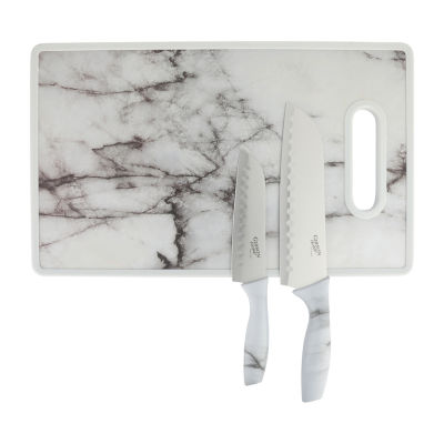 Gibson Home Beaumont 3-pc. Cutting Board and Knife Set