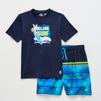 ZeroXposur Big Kid Boys 2-pc. Rash Guard Set