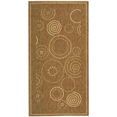 Courtyard Circles Indoor/Outdoor Rectangular Rugs-JCPenney, Color ...