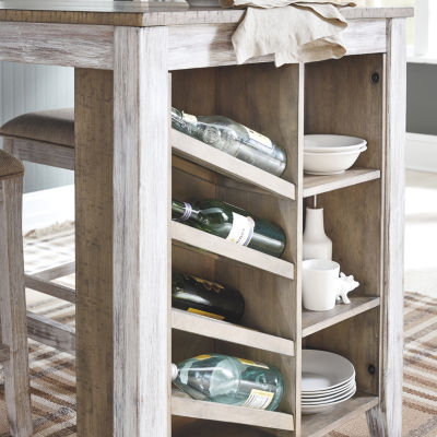 Signature Design by Ashley® Skempton 3-Piece Counter Height Dining Set