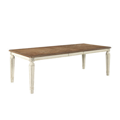 Signature Design by Ashley Realyn 7-Piece Rectangular Extension Ladderback Dining Table Set