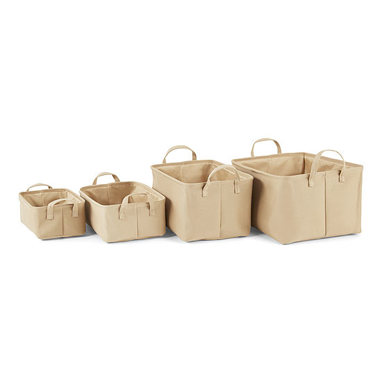 Home Expressions Canvas Storage Basket Collection