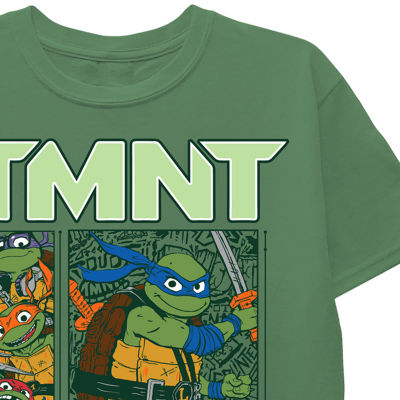 Little Boys Crew Neck Short Sleeve Teenage Mutant Ninja Turtles Graphic T-Shirt