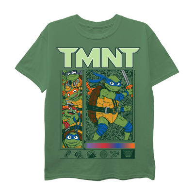 Little Boys Crew Neck Short Sleeve Teenage Mutant Ninja Turtles Graphic T-Shirt