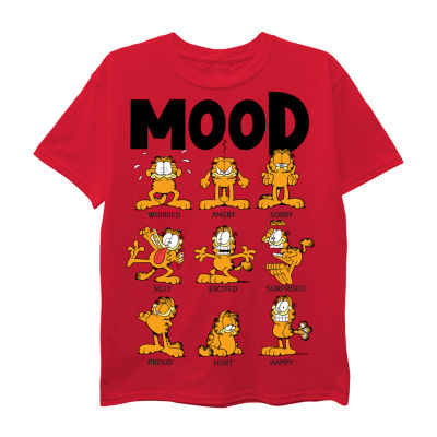 Little Boys Crew Neck Short Sleeve Garfield Graphic T-Shirt