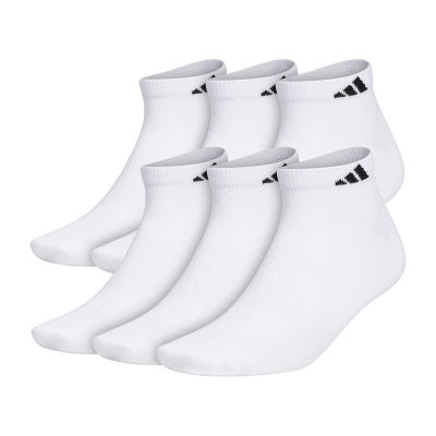 adidas 6 Pair Big and Tall Low Cut Socks Mens