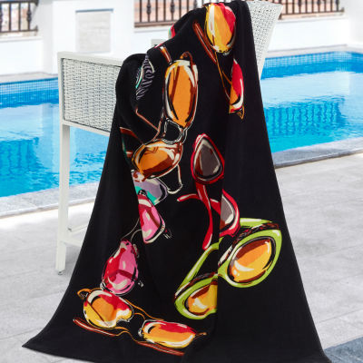 Nicole Miller Colorful Shades Beach Towel