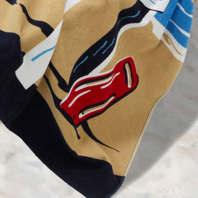 IZOD Lifeguard Chair Beach Towel, Color Multicolor JCPenney