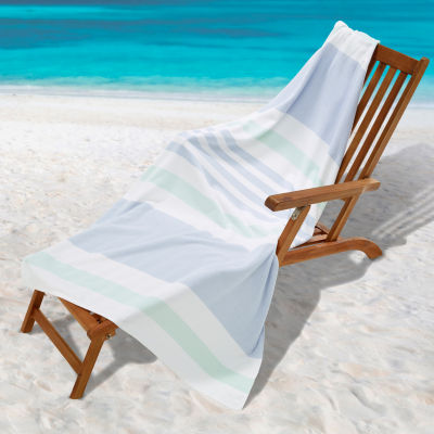 Izod Stripe Quick Dry Beach Towel