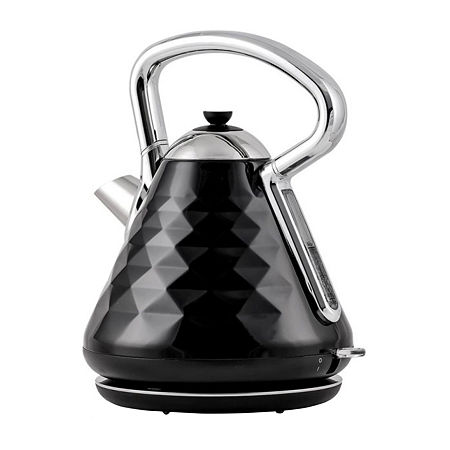 Ovente 1.7 Litre Tea Stainless Steel Stainless Steel Electric Kettle, One Size, Black