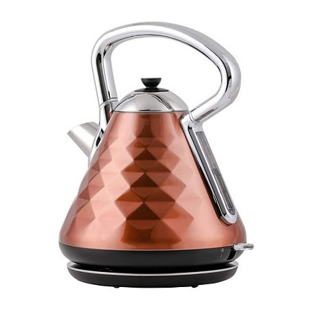 Ovente 1.7 Litre Tea Stainless Steel Stainless Steel Electric Kettle, One Size, Brown