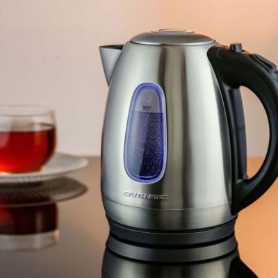 Ovente 1.7 Litre Lighted Cordless Stainless Steel Electric Kettle