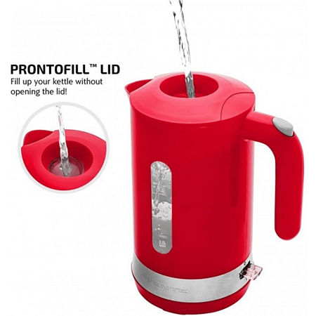 Ovente 1.8 Litre Hot Watter Stainless Steel Electric Kettle, One Size, Red