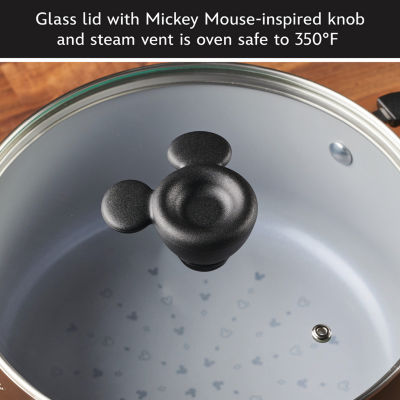 Farberware Disney Monochrome Ceramic 5.5-qt. Non-Stick Stockpot with Lid