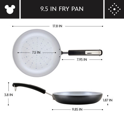 Farberware Disney Monochrome Ceramic 9.5" Non-Stick Frying Pan