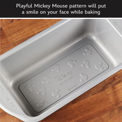 Farberware Disney Bake with Mickey Mouse 9"X5" Non-Stick Loaf Pan