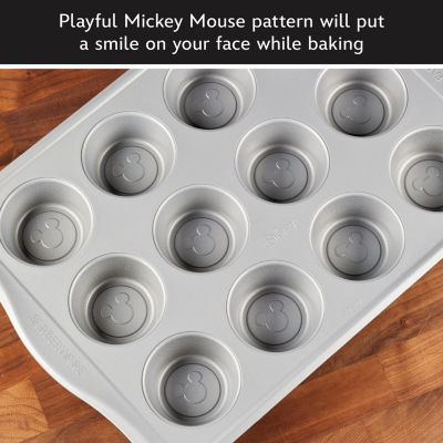 Farberware Disney Bake with Mickey Mouse 12-Cup Non-Stick Muffin Pan