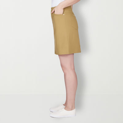 Hearts Of Palm Womens Mid Rise Skort