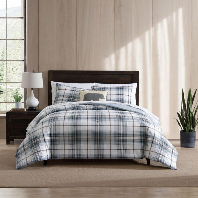 Eddie Bauer Alder Plaid Cotton Midweight Comforter Set