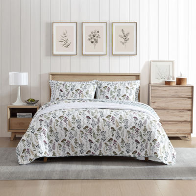 Eddie Bauer Flower Field Cotton Quilt Set