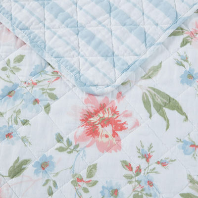 Laura Ashley Emilie Cotton Quilt Set