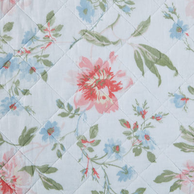 Laura Ashley Emilie Cotton Quilt Set