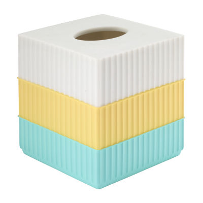 IZOD Clubhouse Stripe Tissue Box Cover