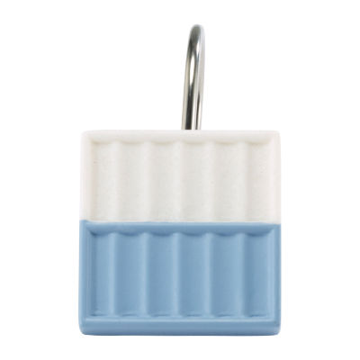 IZOD Clubhouse Stripe Shower Curtain Hooks