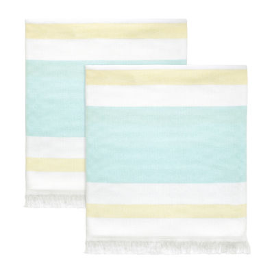 IZOD Clubhouse Stripe 2-pc. Quick Dry Striped Bath Towel