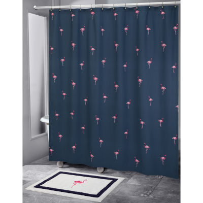 IZOD Flamingo Shower Curtain