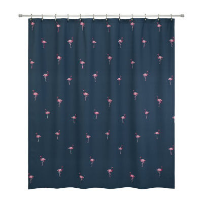 IZOD Flamingo Shower Curtain