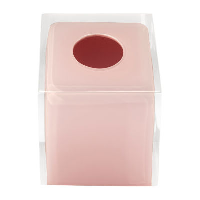 IZOD Marina Pink Tissue Box Cover