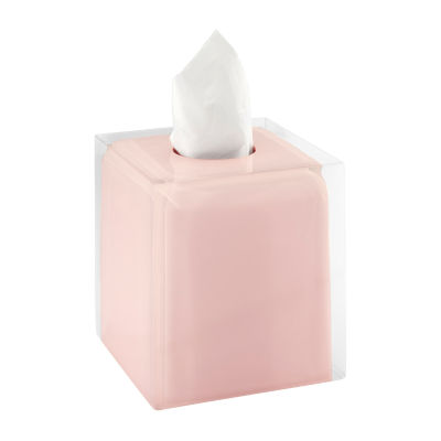 IZOD Marina Pink Tissue Box Cover