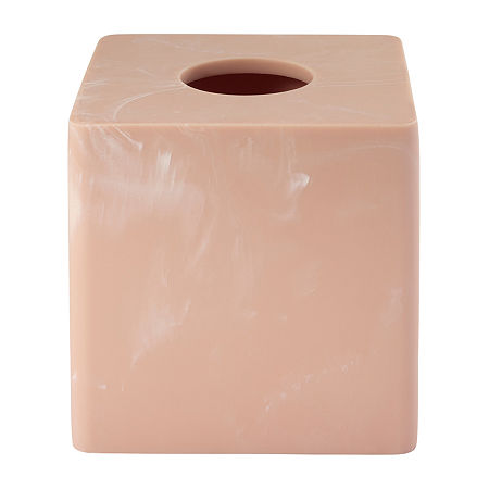 Nicole Miller Kendall Tissue Box Cover, One Size, Brown