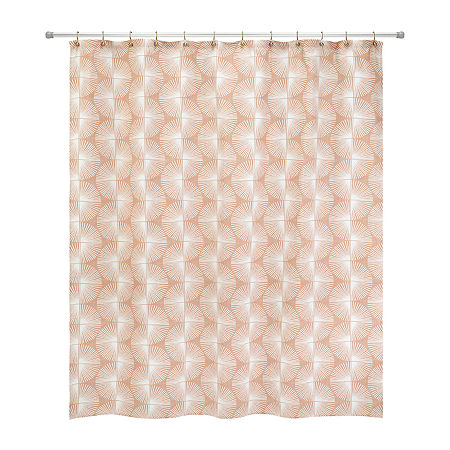 Nicole Miller Kendall Shower Curtain, One Size, Brown