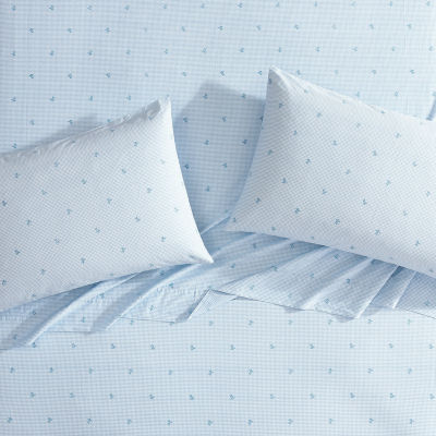 Laura Ashley Turtle Gingham Sheet Set