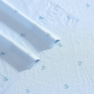 Laura Ashley Turtle Gingham Sheet Set