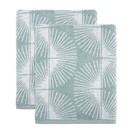 Nicole Miller Kendall 2-pc. Bath Towel, One Size, Blue