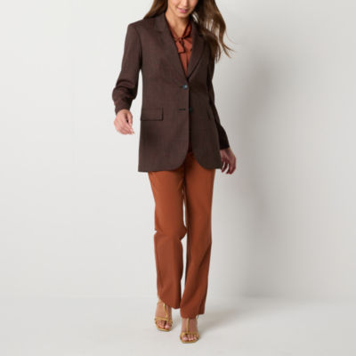 Worthington Womens Boxy Fit Blazer