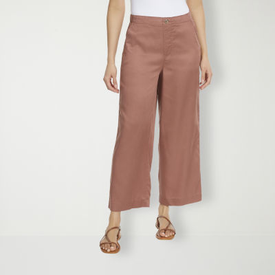 Gloria Vanderbilt Soft Fluid Lyocell High Rise Cropped Pants