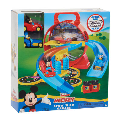 Disney Collection Stow 'N Go Garage 12-pc. Mickey Mouse Toy Playset