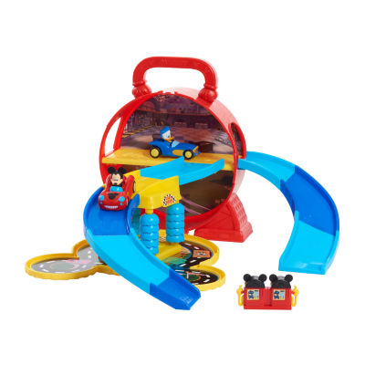 Disney Collection Stow 'N Go Garage 12-pc. Mickey Mouse Toy Playset