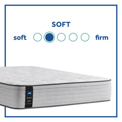 Sealy Posturepedic Spring Diggens 13" Soft Euro Top - Mattress + Box
