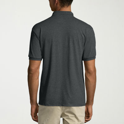 Hanes Ecosmart Unisex Adult Classic Fit Short Sleeve Polo Shirt