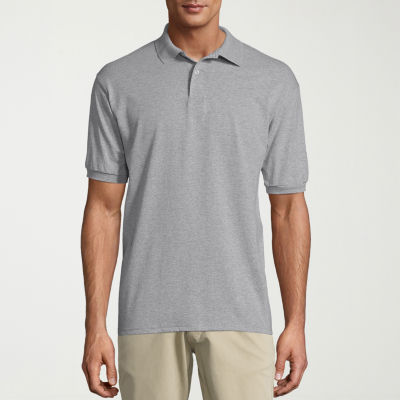 Hanes Ecosmart Mens Regular Fit Short Sleeve Polo Shirt