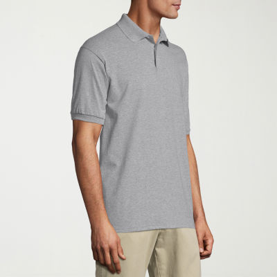 Hanes Ecosmart Mens Regular Fit Short Sleeve Polo Shirt
