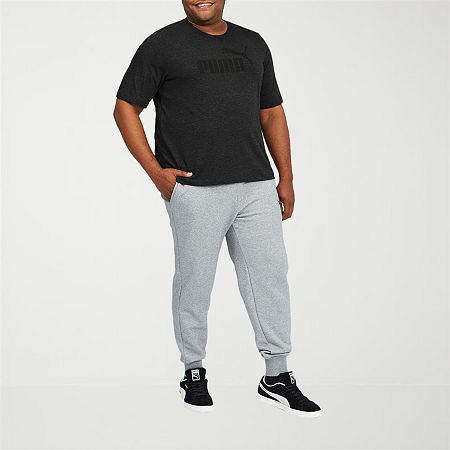 PUMA Big and Tall Mens Crew Neck Short Sleeve T-Shirt, 3x-large, Gray