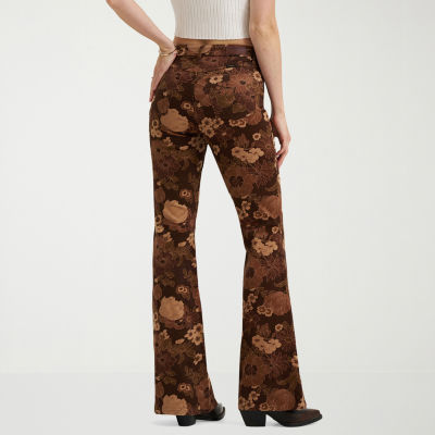 Wrangler High Rise Flare Jean Womens High Rise Stretch Fabric Flare Leg Jean